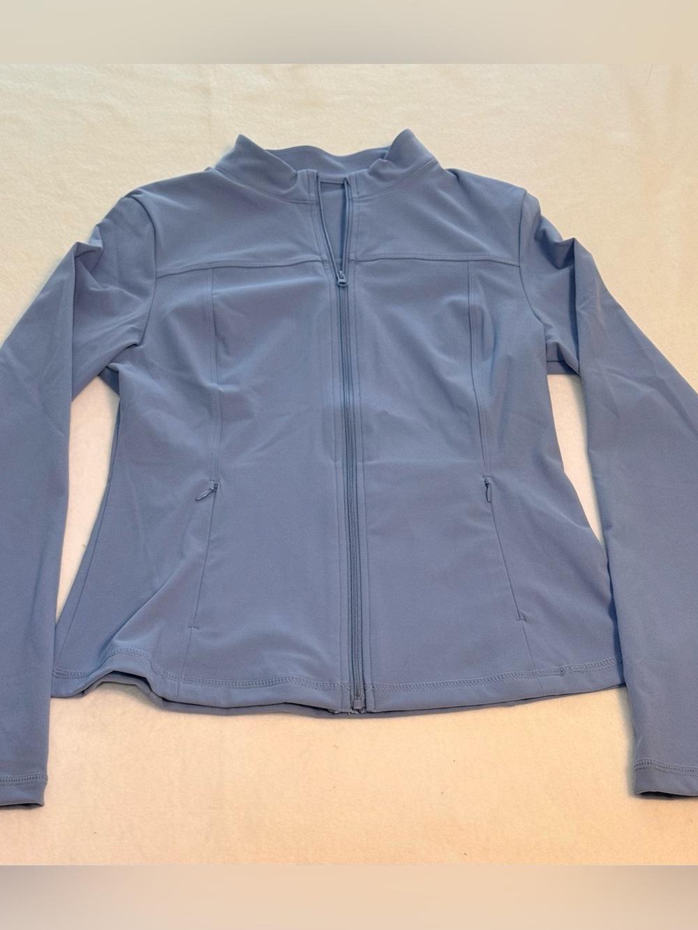 New BRXL Athletic Light Blue Women's Zip-Front Jacket. Size Medium